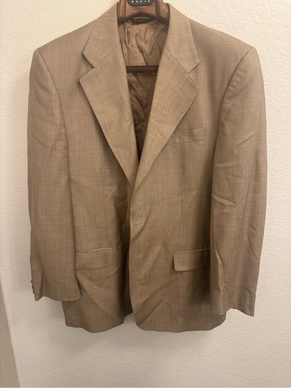 Zegna Tan Brown 3 button 2 Blazer US 44